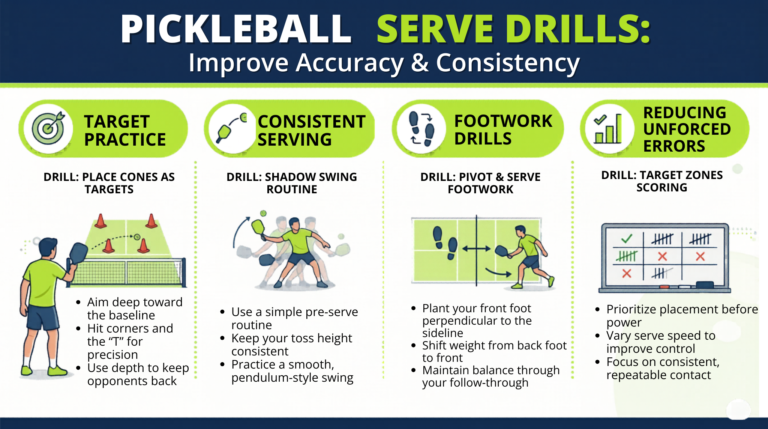 Pickleball Serve Drills | Improve Accuracy & Consistency