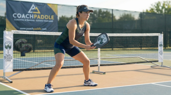 “Ultimate pickleball outfit example with moisture‑wicking top and court shoes”