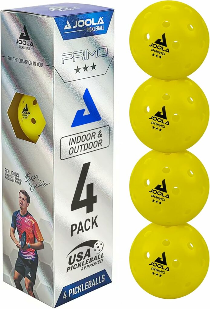 “Side‑by‑side image of indoor vs outdoor pickleballs for players.”