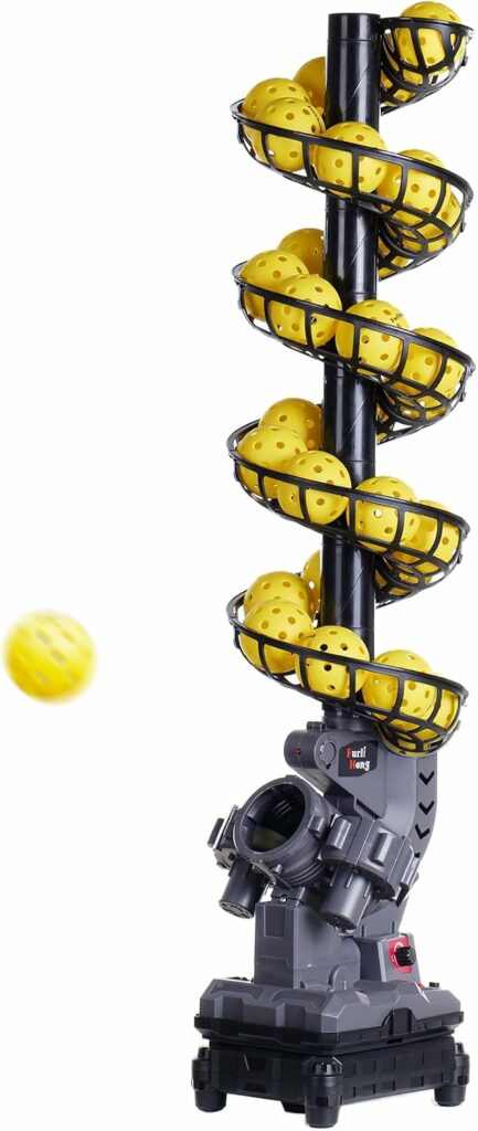Furlihong Pickleball Machine Reviews – ball speed and feed settings

